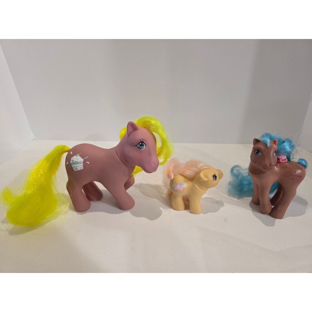 My Little Pony Baby Newborn Twin G1 1987 Vintage, Crunch Berry Sundae Lot